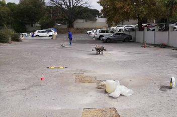 Fissure in Sandstone